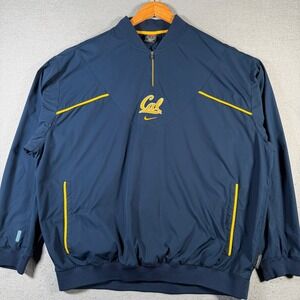 Vintage Nike Cal Bears Team Apparel Windbreaker Jacket Mens XL Center Swoosh